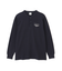 《直営店限定》HONEYCOMB WAFFLE HENRY NECK NAVAL T-SHIRT