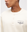 《直営店限定》HONEYCOMB WAFFLE HENRY NECK NAVAL T-SHIRT