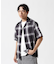ONE POINT OMBRE CHECK SHIRT ／ 半袖 ワンポイント オンブレチェックシャツ ／ AVIREX ／ アヴィレックス
