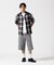 ONE POINT OMBRE CHECK SHIRT ／ 半袖 ワンポイント オンブレチェックシャツ ／ AVIREX ／ アヴィレックス