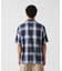 ONE POINT OMBRE CHECK SHIRT ／ 半袖 ワンポイント オンブレチェックシャツ ／ AVIREX ／ アヴィレックス