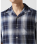 ONE POINT OMBRE CHECK SHIRT ／ 半袖 ワンポイント オンブレチェックシャツ ／ AVIREX ／ アヴィレックス