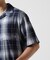 ONE POINT OMBRE CHECK SHIRT ／ 半袖 ワンポイント オンブレチェックシャツ ／ AVIREX ／ アヴィレックス