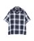 ONE POINT OMBRE CHECK SHIRT ／ 半袖 ワンポイント オンブレチェックシャツ ／ AVIREX ／ アヴィレックス