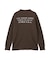 《WEB&DEPOT限定》STENCIL HONEYCOMB WAFFLE L／S T-SHIRT