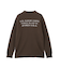 《WEB&DEPOT限定》STENCIL HONEYCOMB WAFFLE L／S T-SHIRT