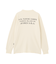 《WEB&DEPOT限定》STENCIL HONEYCOMB WAFFLE L／S T-SHIRT