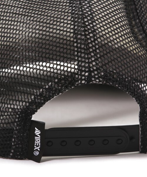 WOMAN／直営店限定》RHINESTONE VARSITY LOGO MESH CAP／ライン