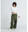 《WOMAN／直営店限定》SHORT EMBROIDERY LOGO T-SHIRT