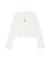 《WOMAN／直営店限定》SHORT EMBROIDERY LOGO T-SHIRT