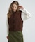 《WOMAN／直営店限定》PATTERN KINT VEST／パターンニットベスト