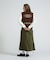 《WOMAN／直営店限定》PATTERN KINT VEST／パターンニットベスト