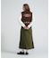 《WOMAN／直営店限定》PATTERN KINT VEST／パターンニットベスト