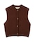 《WOMAN／直営店限定》PATTERN KINT VEST／パターンニットベスト