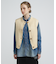 《WOMAN／直営店限定》PATTERN KINT VEST／パターンニットベスト