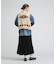 《WOMAN／直営店限定》PATTERN KINT VEST／パターンニットベスト