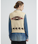 《WOMAN／直営店限定》PATTERN KINT VEST／パターンニットベスト