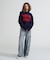 《直営店限定》LOGO SHAGGY TOPS／ロゴシャギートップス