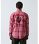 BLEACH WASHED NEP CHECK SHIRT ”YELLOW STONE”