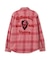 BLEACH WASHED NEP CHECK SHIRT ”YELLOW STONE”