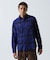 BLEACH WASHED NEP CHECK SHIRT ”YELLOW STONE”