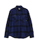 BLEACH WASHED NEP CHECK SHIRT ”YELLOW STONE”