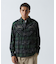 BLEACH WASHED NEP CHECK SHIRT ”YELLOW STONE”