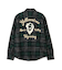 BLEACH WASHED NEP CHECK SHIRT ”YELLOW STONE”