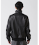 STAND LEATHER MA-1 MOD JACKET ／ スタンド レザー MA-1