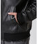 STAND LEATHER MA-1 MOD JACKET ／ スタンド レザー MA-1