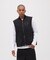 LEATHER PATCH DUCK VEST