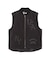 LEATHER PATCH DUCK VEST