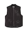 LEATHER PATCH DUCK VEST