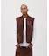 LEATHER PATCH DUCK VEST