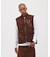 LEATHER PATCH DUCK VEST