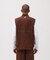 LEATHER PATCH DUCK VEST