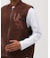 LEATHER PATCH DUCK VEST