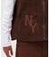 LEATHER PATCH DUCK VEST