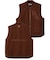 LEATHER PATCH DUCK VEST