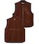 LEATHER PATCH DUCK VEST