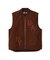 LEATHER PATCH DUCK VEST