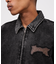 LEATHER PATCH DENIM JACKET