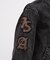 LEATHER PATCH DENIM JACKET
