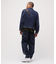 LEATHER PATCH DENIM JACKET