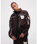 VELOUR RAGLAN SLEEVE STAND ZIP A.C.D