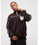 VELOUR RAGLAN SLEEVE STAND ZIP A.C.D