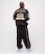 VELOUR RAGLAN SLEEVE STAND ZIP A.C.D