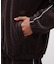 VELOUR RAGLAN SLEEVE STAND ZIP A.C.D
