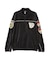 VELOUR RAGLAN SLEEVE STAND ZIP A.C.D