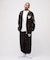 VELOUR RAGLAN SLEEVE STAND ZIP A.C.D